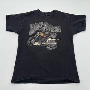 Harley Davidson Youth Kids Looney Tunes Graphic T-Shirt Taz Bugs Bunny 2017